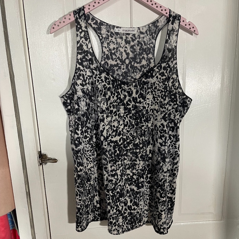 Maurices Snow Leopard Tank